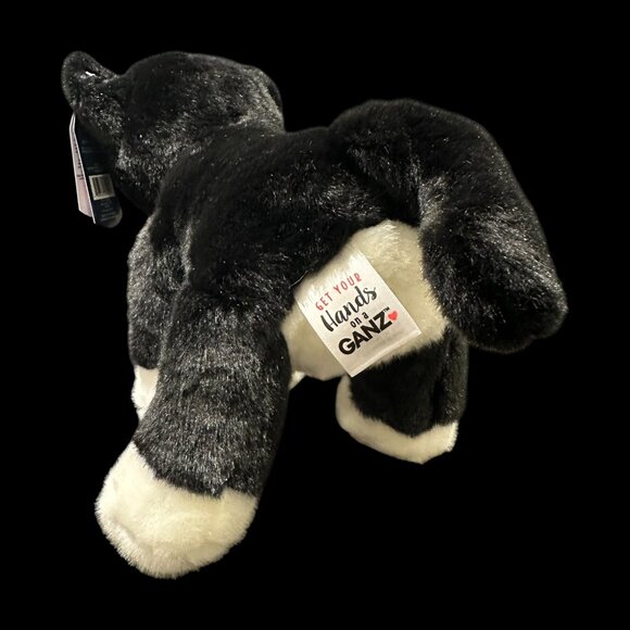 Ganz Heritage Collection Cat Plush, Black & White Stuffed Animal with Heart Nose - Picture 7 of 7